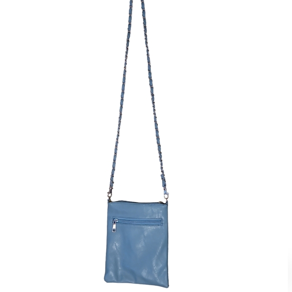 Periwinkle Blue Floral Crossbody - Picture 3 of 10